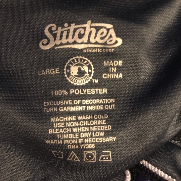 Colorado Rockies stitches dark gray jacket zipper - Picture 3 of 3